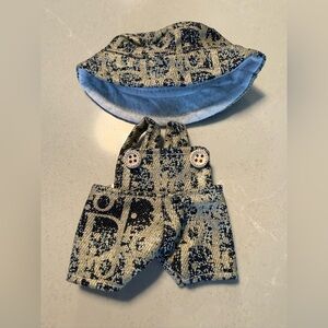 Labubu clothes, Dior Overall Set